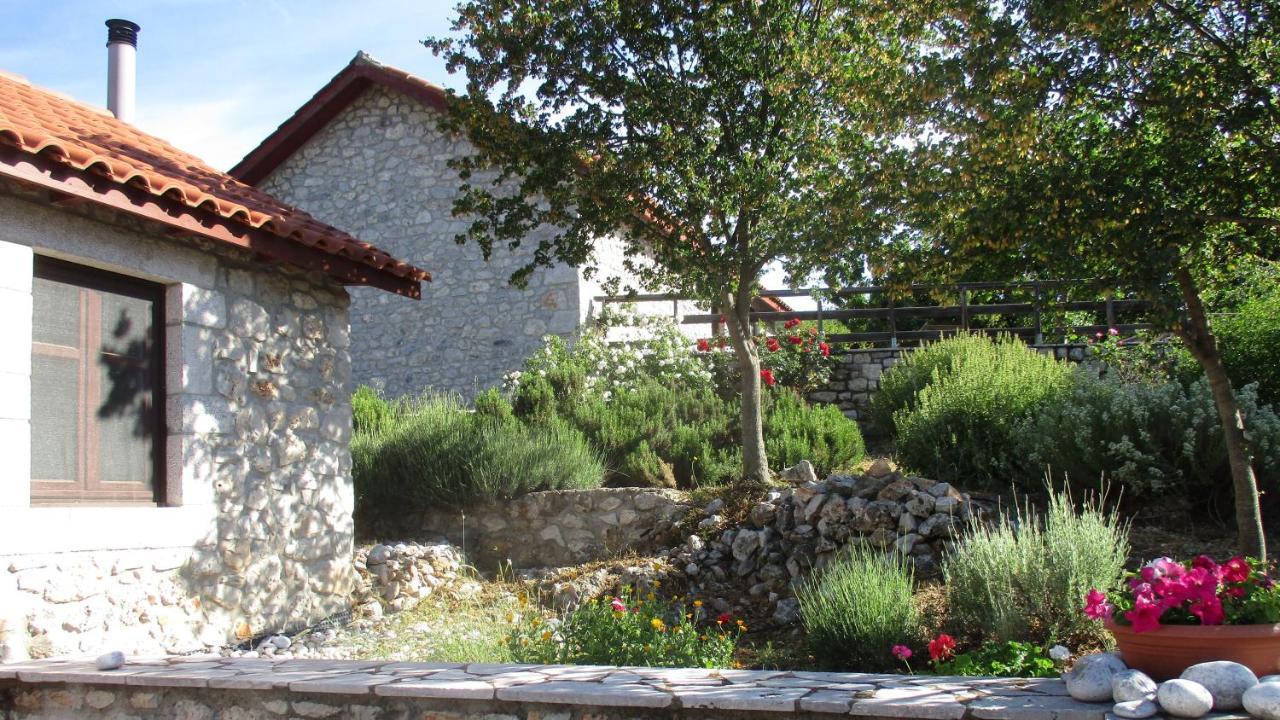 Stone House In A Quiet Landscape, Leonidion Villa ภายนอก รูปภาพ